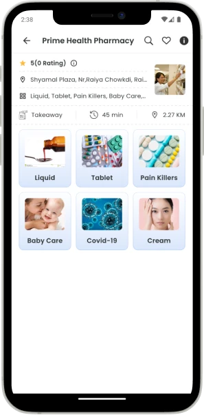 customer medicine delivery app