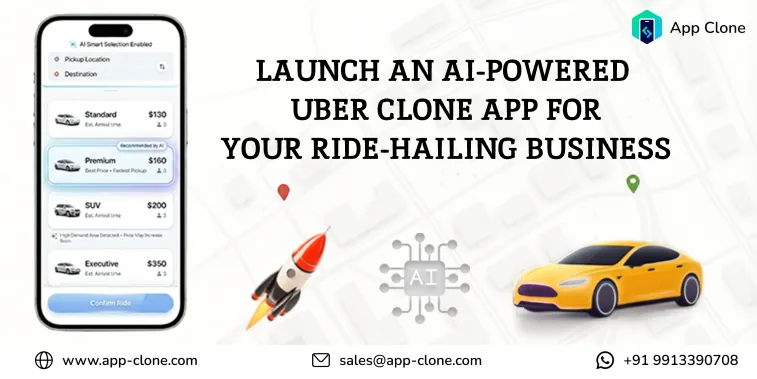 AI-Powered Uber Clone App for Ride-Hailing Business big image