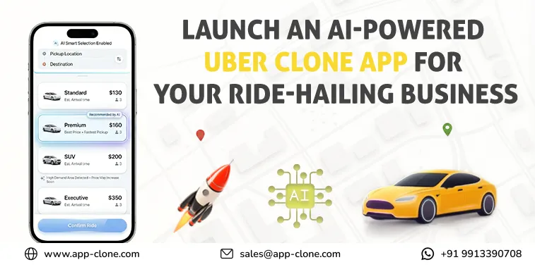 AI-Powered Uber Clone App for Ride-Hailing Business big image